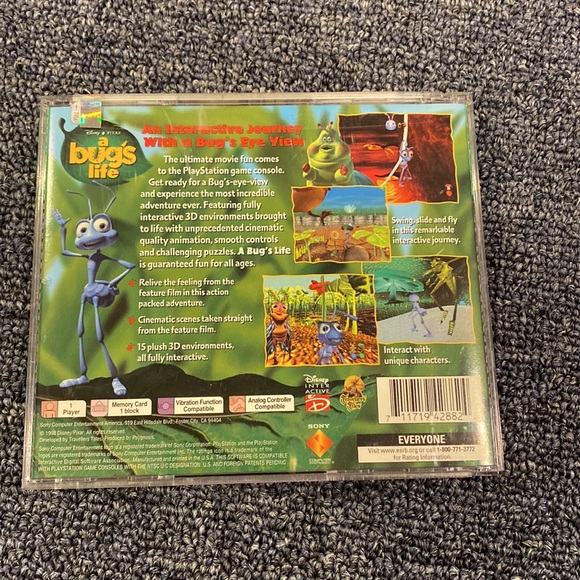 A Bugs’ Life PS1 Game PlayStation Disney - Picture 2 of 5